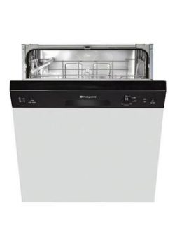Hotpoint Aquarius Lsb5B019B 13-Place Built-In Full Size Dishwasher - Black